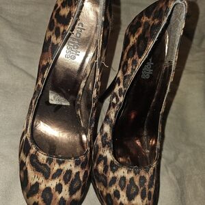 Charlotte Russe Leopard Print Women's Heels